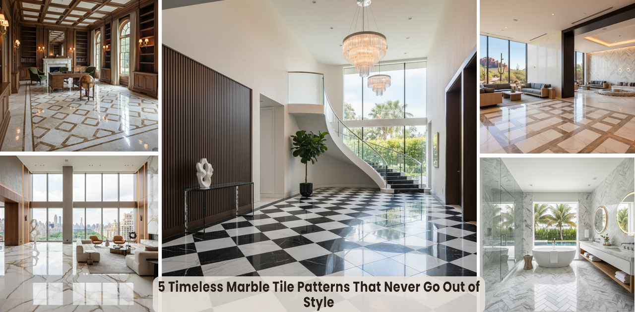 5 Timeless Marble Tile Patterns That Never Go Out of Style