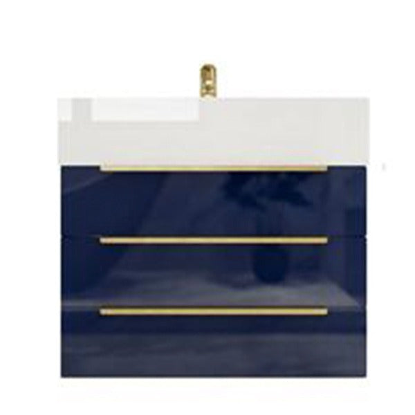 Blossom 24 In. Floating Single Sink Bathroom Vanity With Acrylic Sink Top & Aluminum Alloy Frame