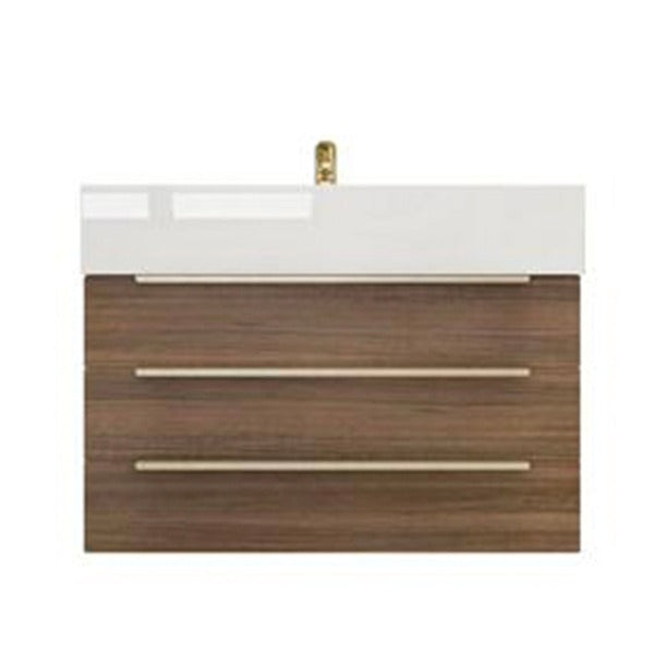 Blossom 30 In. Floating Single Sink Bathroom Vanity With Acrylic Sink Top & Aluminum Alloy Frame