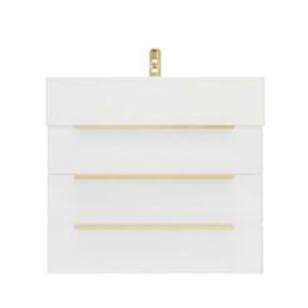 Blossom 24 In. Floating Single Sink Bathroom Vanity With Acrylic Sink Top & Aluminum Alloy Frame