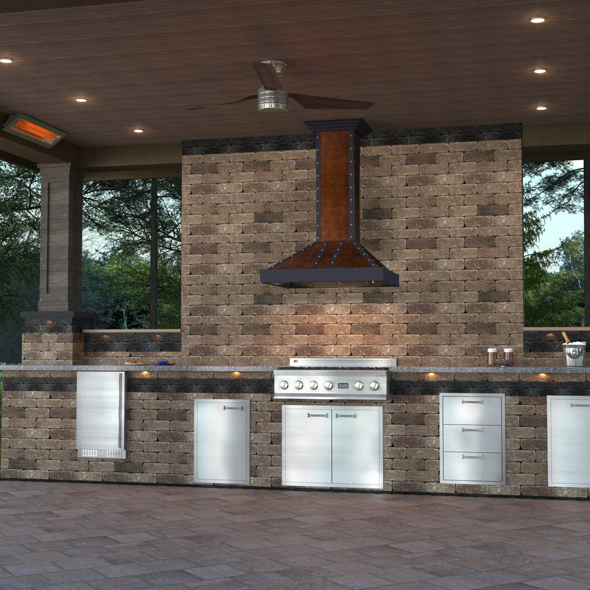 ZLINE 30 in. Convertible Vent Designer Series Wall Mount Range Hood (655-HBBBB-30)