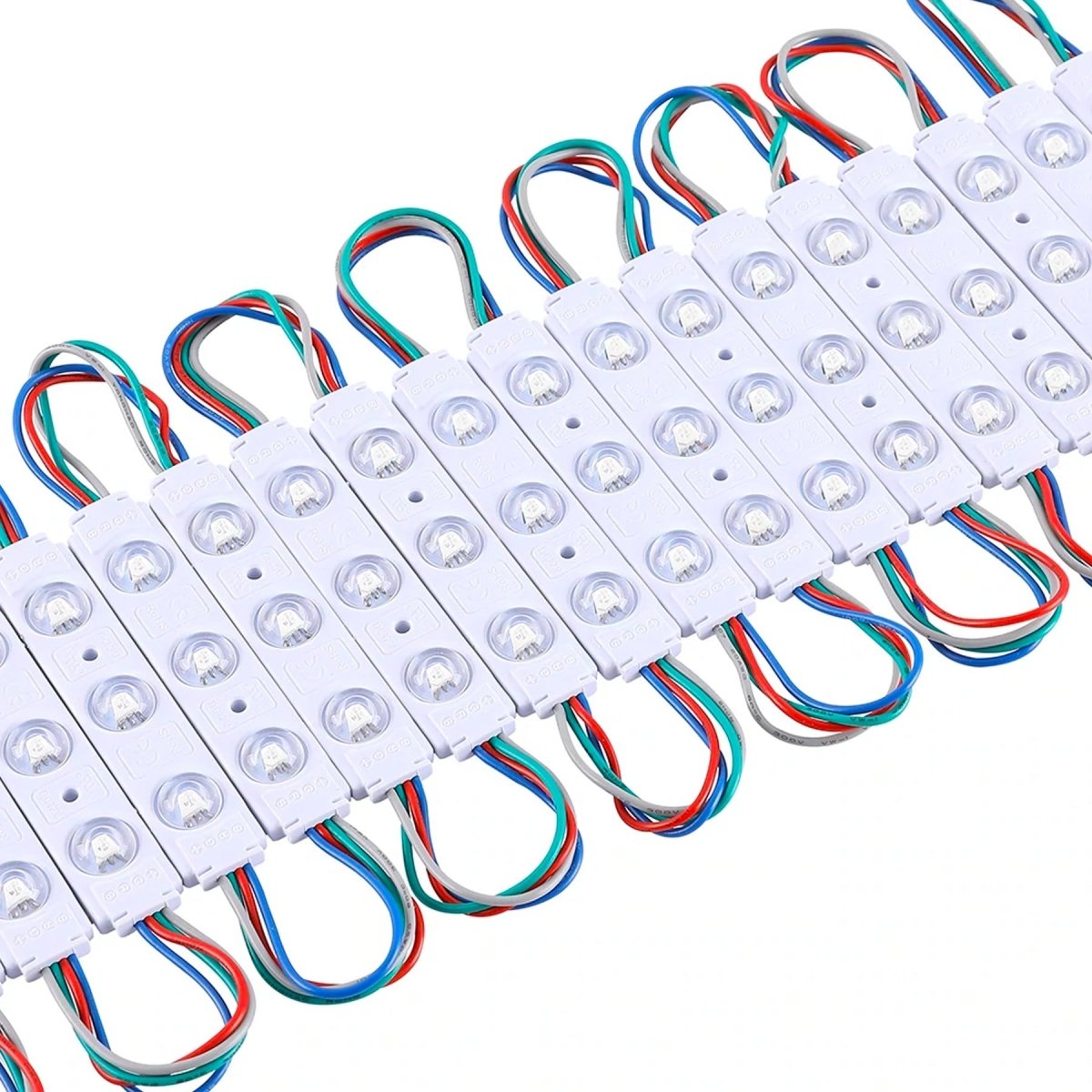 0.65W LED Module Lights For Advertising Sign Letters - 45 - Pack - 3 LEDs/Mod - 7000K - UL Listed - BUILDMYPLACE