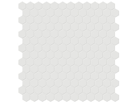 1 In Hexagon Vintage Grey Soho Matte Glazed Porcelain Mosaic - BUILDMYPLACE