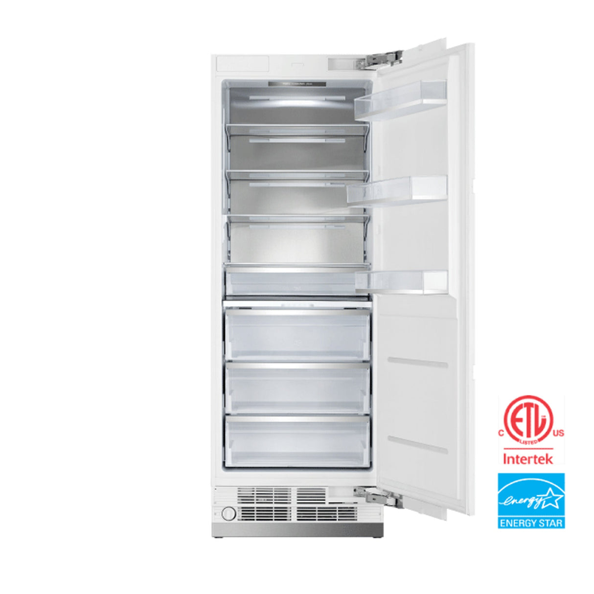 KUCHT 30 in. Professional in Built In Freezer in Custom Panel Ready Counter Depth