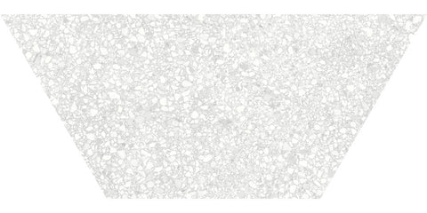 10 x 24 in. Station Pearl Half Hexagon Matte Rectified Porcelain Trapezoid Floor & Wall Tile