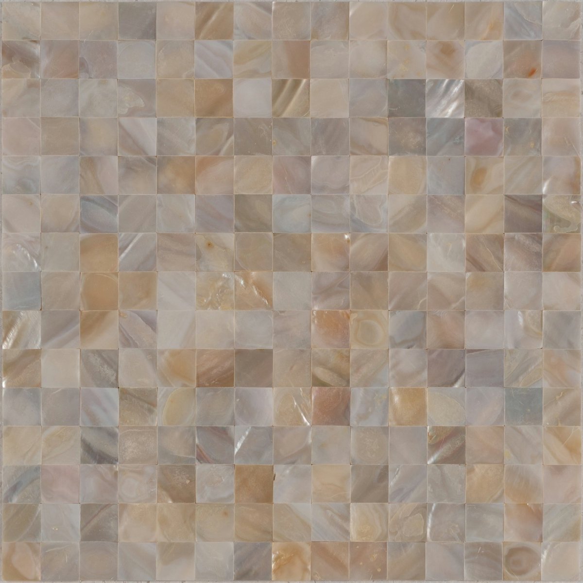 11 X 12 in. Mother of Pearl Polished Square Mosaic Tile - BUILDMYPLACE
