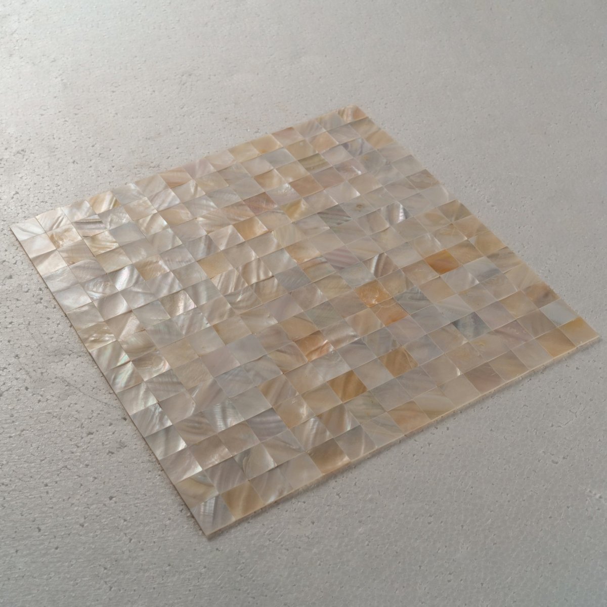 11 X 12 in. Mother of Pearl Polished Square Mosaic Tile - BUILDMYPLACE