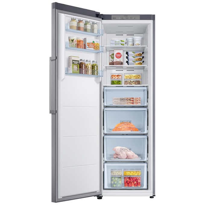 11.4 cu. ft. Capacity Convertible Upright Freezer in Stainless - BUILDMYPLACE