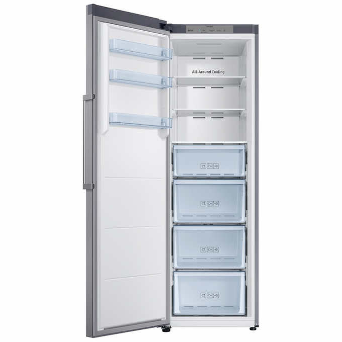 11.4 cu. ft. Capacity Convertible Upright Freezer in Stainless - BUILDMYPLACE