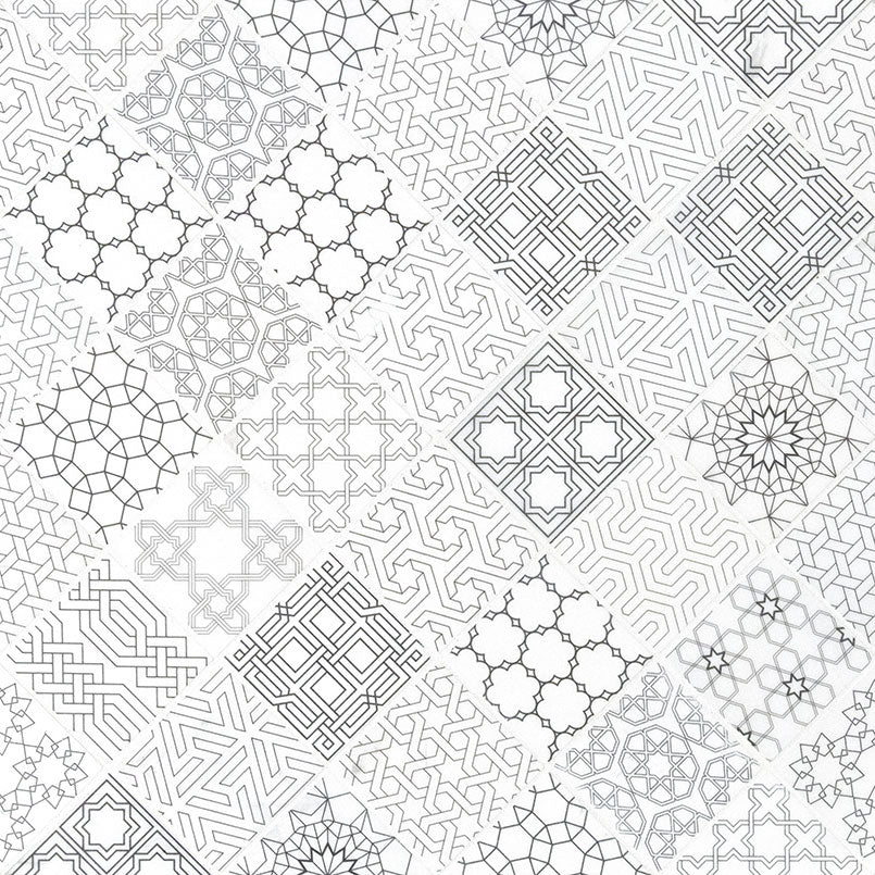 12" X 12" Abani Stak Encaustic Marble Mosaic Wall Tile (9.7SQ FT/CTN) - BUILDMYPLACE