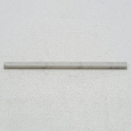 1/2 X 12 in. Carrara White Polished Marble Subway Brick Tile - BUILDMYPLACE