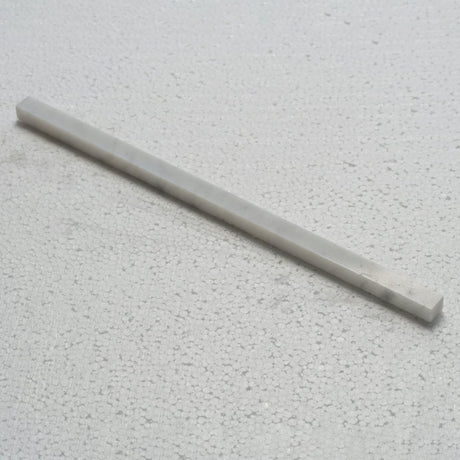 1/2 X 12 in. Carrara White Polished Marble Subway Brick Tile - BUILDMYPLACE