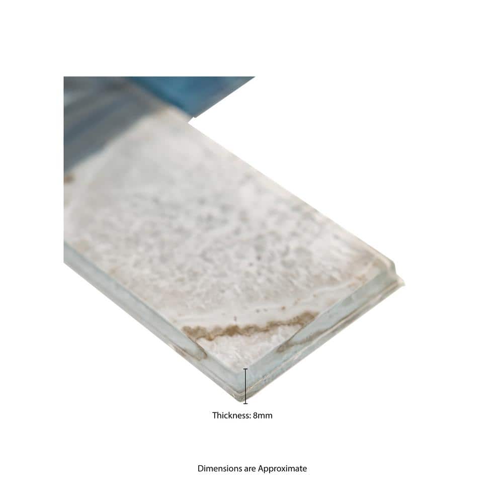 12" X 12" Night Sky Interlocking Green Mosaic Sheet (9.7SQ FT/CTN) - BUILDMYPLACE