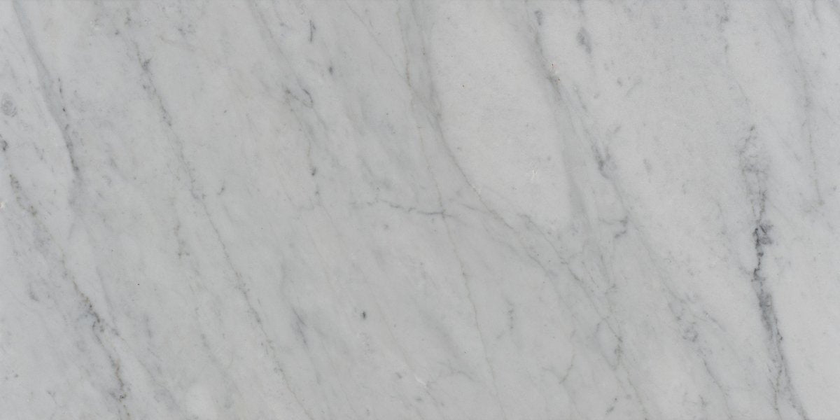 12 X 24 in. Bianco Carrara White Brushed Marble Tile - BUILDMYPLACE