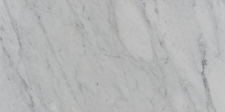 12 X 24 in. Bianco Carrara White Brushed Marble Tile - BUILDMYPLACE
