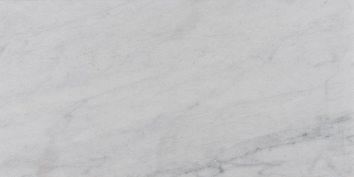 12 x 24 in. Bianco Carrara White Honed Marble Tile - BUILDMYPLACE