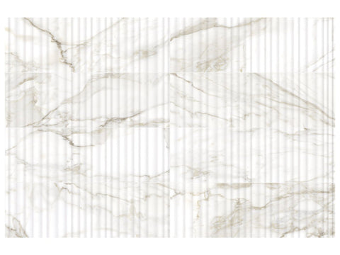 12 X 36 In Alto Raffino Calacatta Dolce Matte Rectified Glazed Ceramic