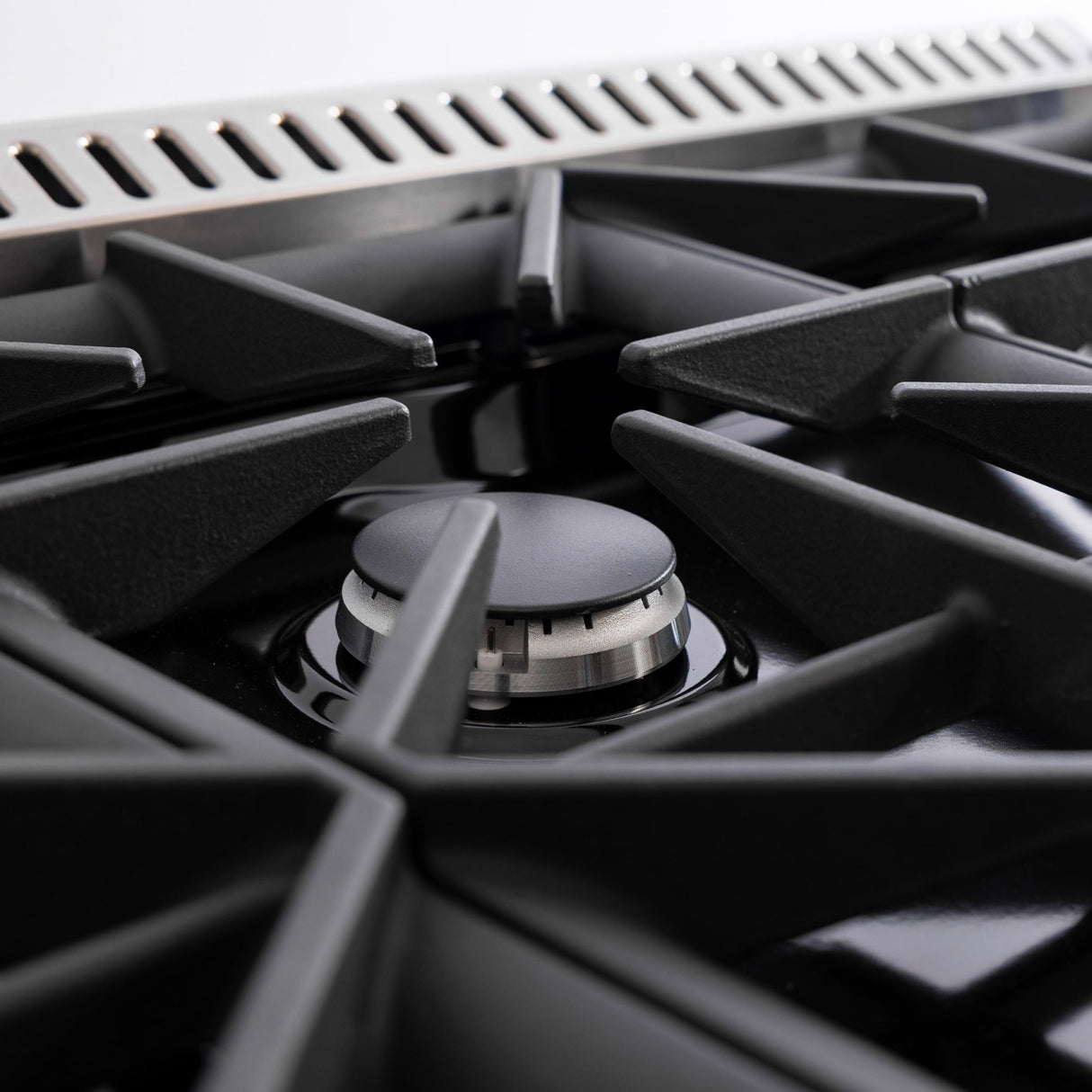 36 in. 5.2 cu. ft. 6 Burners Dual Fuel Range for Propane Gas in Stainless Steel with Kucht Horus Thermostat