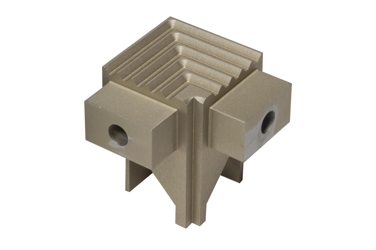 SQUARESTEP LED Internal corner - 7/16 - champagne anodized - aluminum