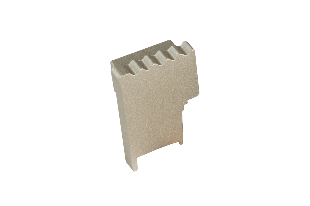 SQUARESTEP LED Endcap right - 7/16 - champagne anodized - aluminum