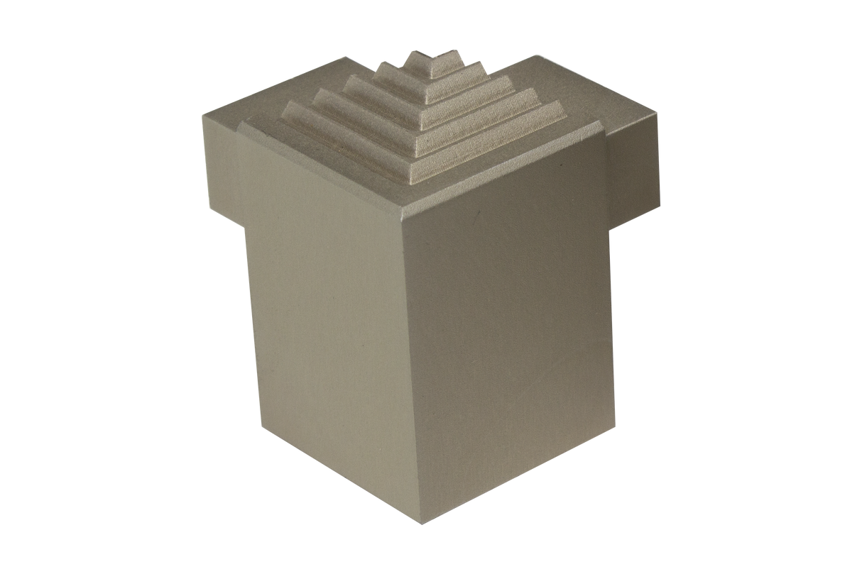 SQUARESTEP LED Endcap left - 7/16 - champagne anodized - aluminum