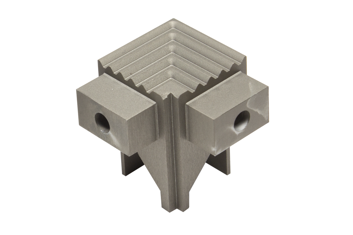 SQUARESTEP LED Internal corner - 7/16 - nickel anodized - aluminum