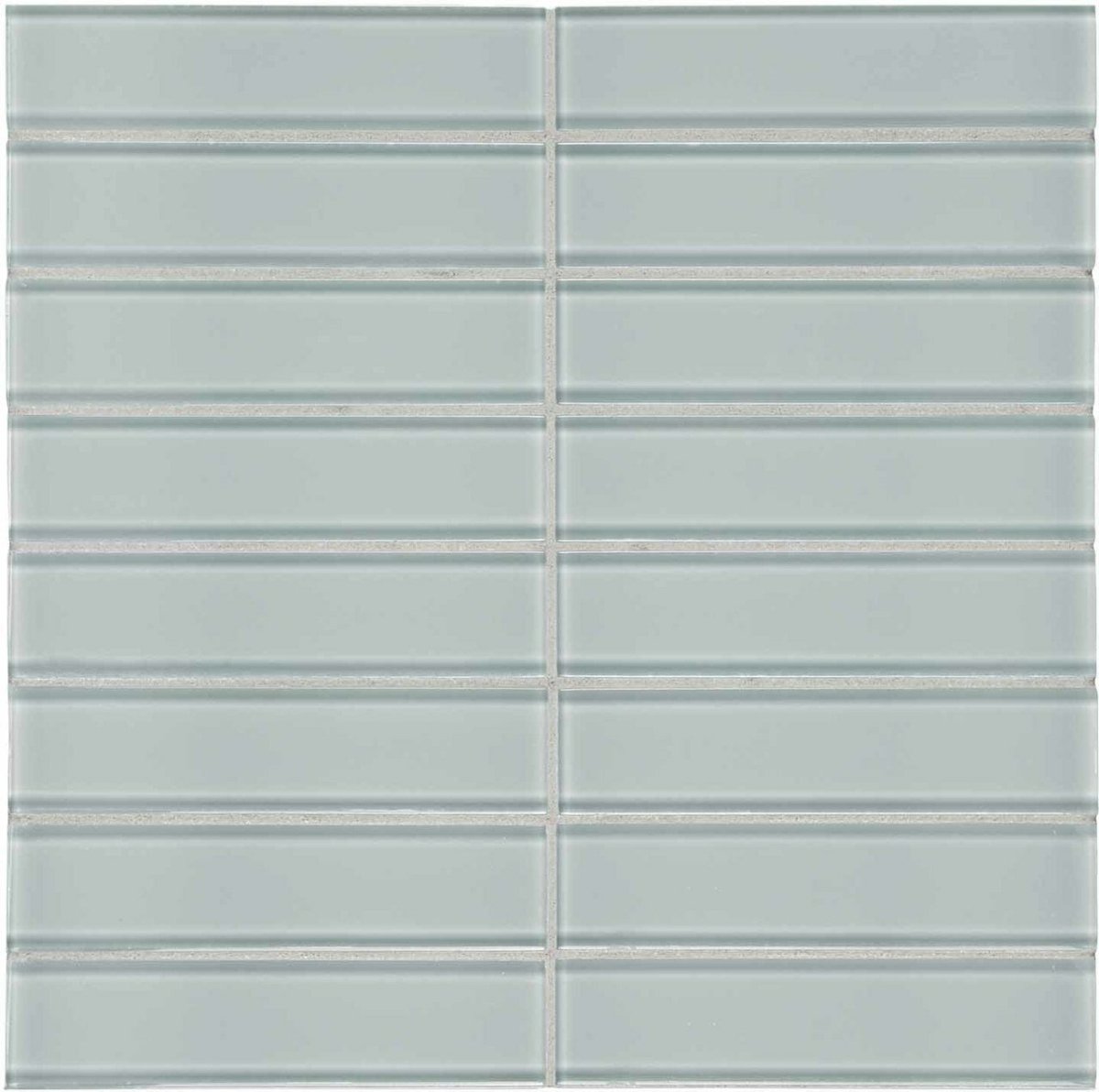 1.5 X 6 In Stacked Element Cloud Light Colors Glass Mosaic - BUILDMYPLACE