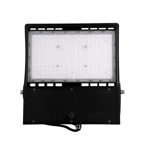 150W LED Flood Light - 400W Equivalent - Black - 21000 Lumens - 5700K - Yoke Mount - DLC Approved Floodlight - BUILDMYPLACE