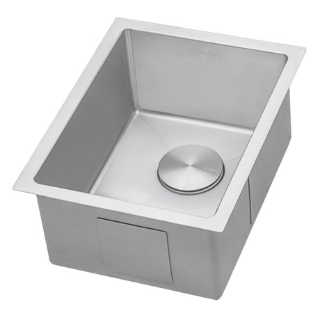 16 x 18 inch Undermount Bar Prep Tight Radius 16 Gauge Kitchen Sink Stainless Steel Single Bowl - BUILDMYPLACE