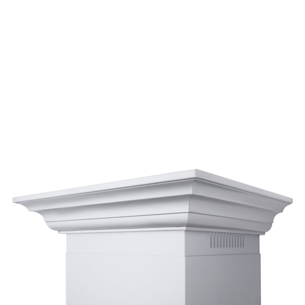 ZLINE 48" Professional Ducted Wall Mount Range Hood in Stainless Steel with Crown Molding (667CRN-48)