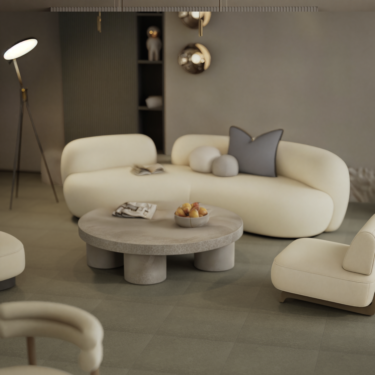 13 x 13 in Locale Carbon Matte Pressed Glazed Porcelain Tile