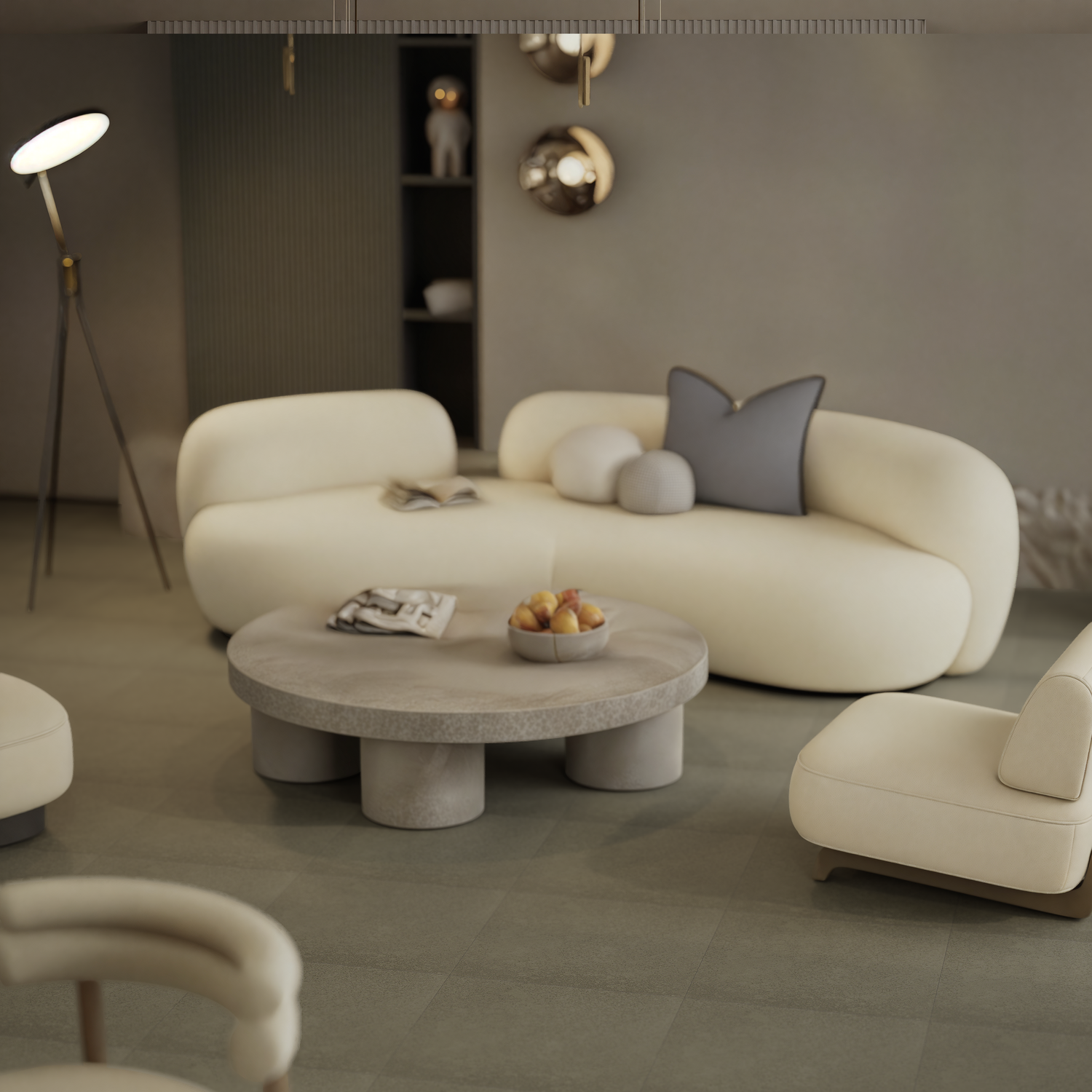 13 x 13 in Locale Carbon Matte Pressed Glazed Porcelain Tile