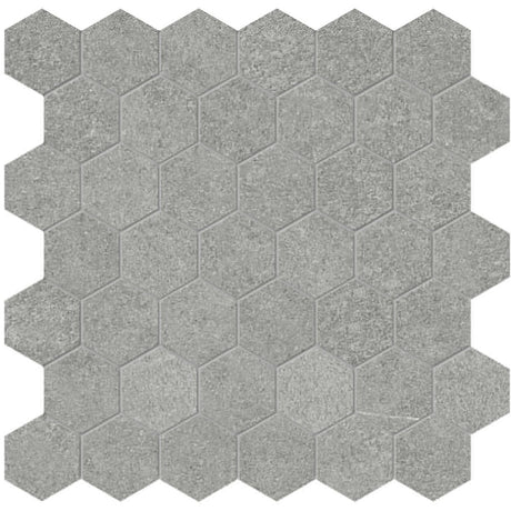 2 In Hexagon Mjork Mica Matte Color Body Porcelain Mosaic - BUILDMYPLACE