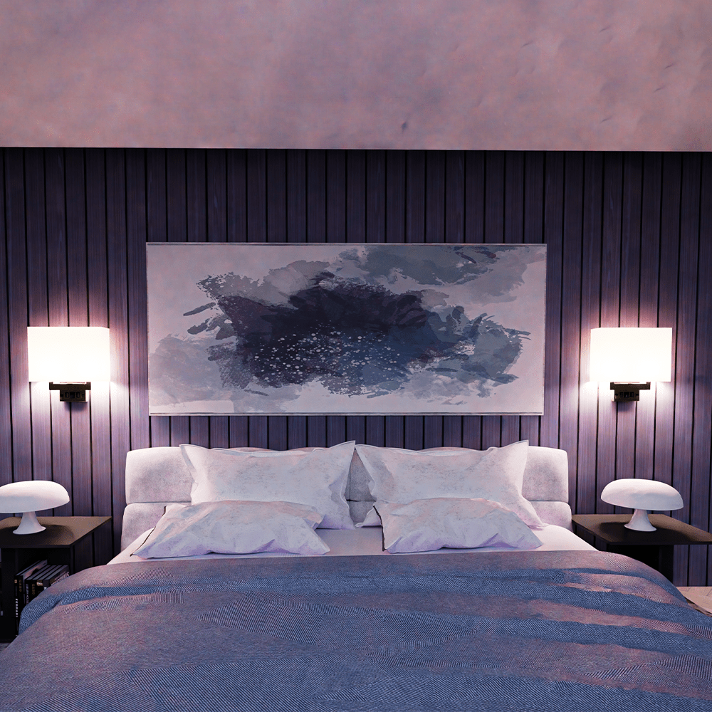 2 - Light, Wall Sconce for Bedroom with 2 Switch, 2 USB, 2 Type C & 1 Outlet, White Fabric / Acrylic Shade, Wall Mounted Lamps for Hotel, Corridor and Restaurant - BUILDMYPLACE