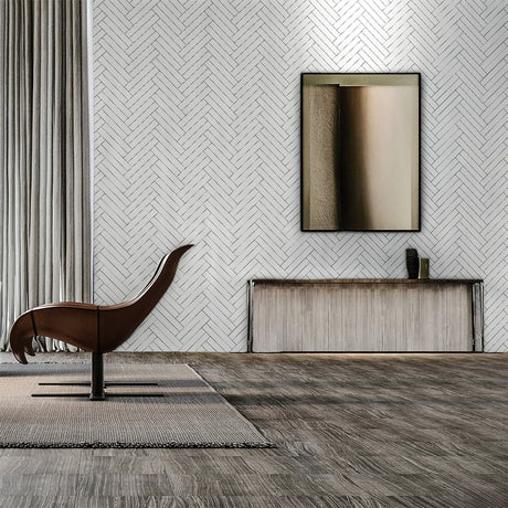 2 X 12 In Soho Vintage Grey Light Colors Matte Pressed Glazed Ceramic - BUILDMYPLACE