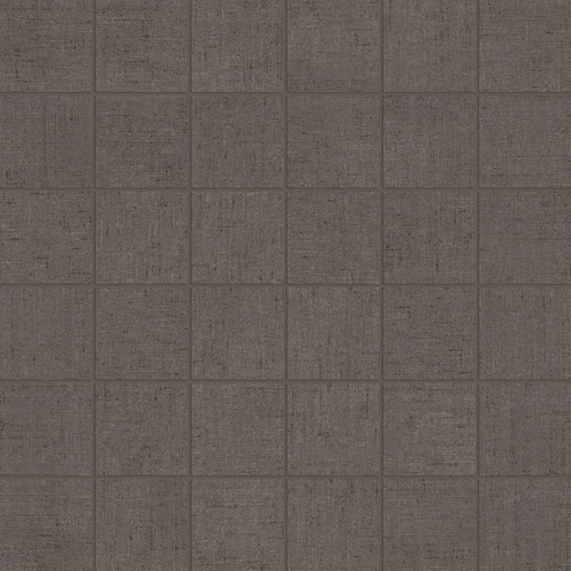 2 X 2 In Keaton Carbon Matte Glazed Ceramic Mosaic - BUILDMYPLACE