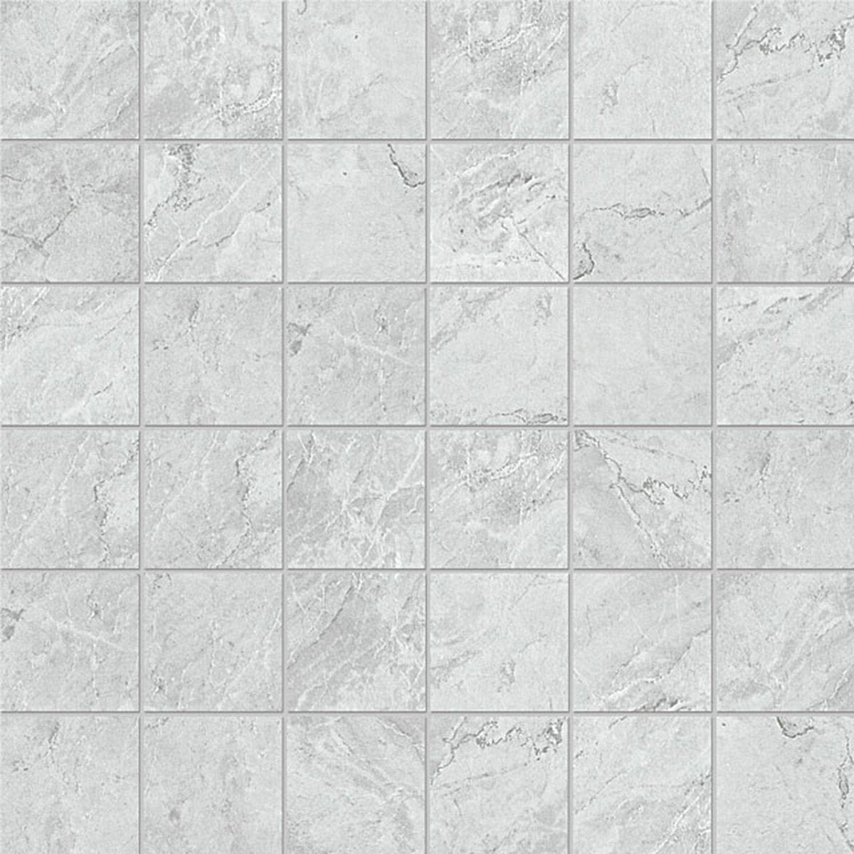 2 X 2 In Malena Ice Matte Glazed Ceramic Mosaic - BUILDMYPLACE