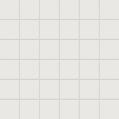 2 X 2 In Prima True White Matte Glazed Porcelain Mosaic