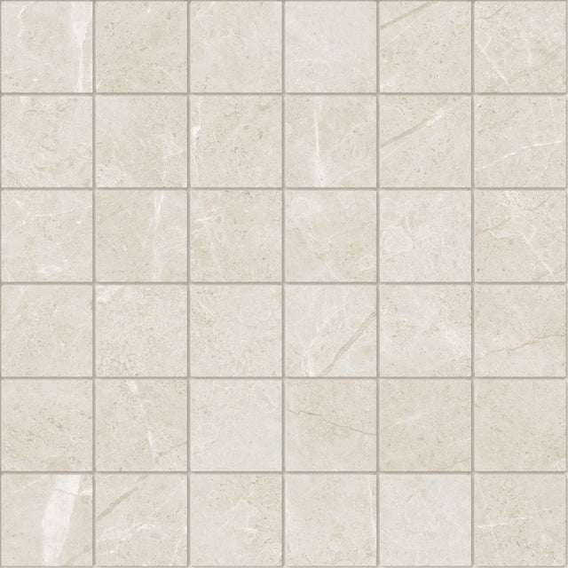 2 x 2 in. Torino Avorio Matte Glazed Porcelain Mosaic - BUILDMYPLACE
