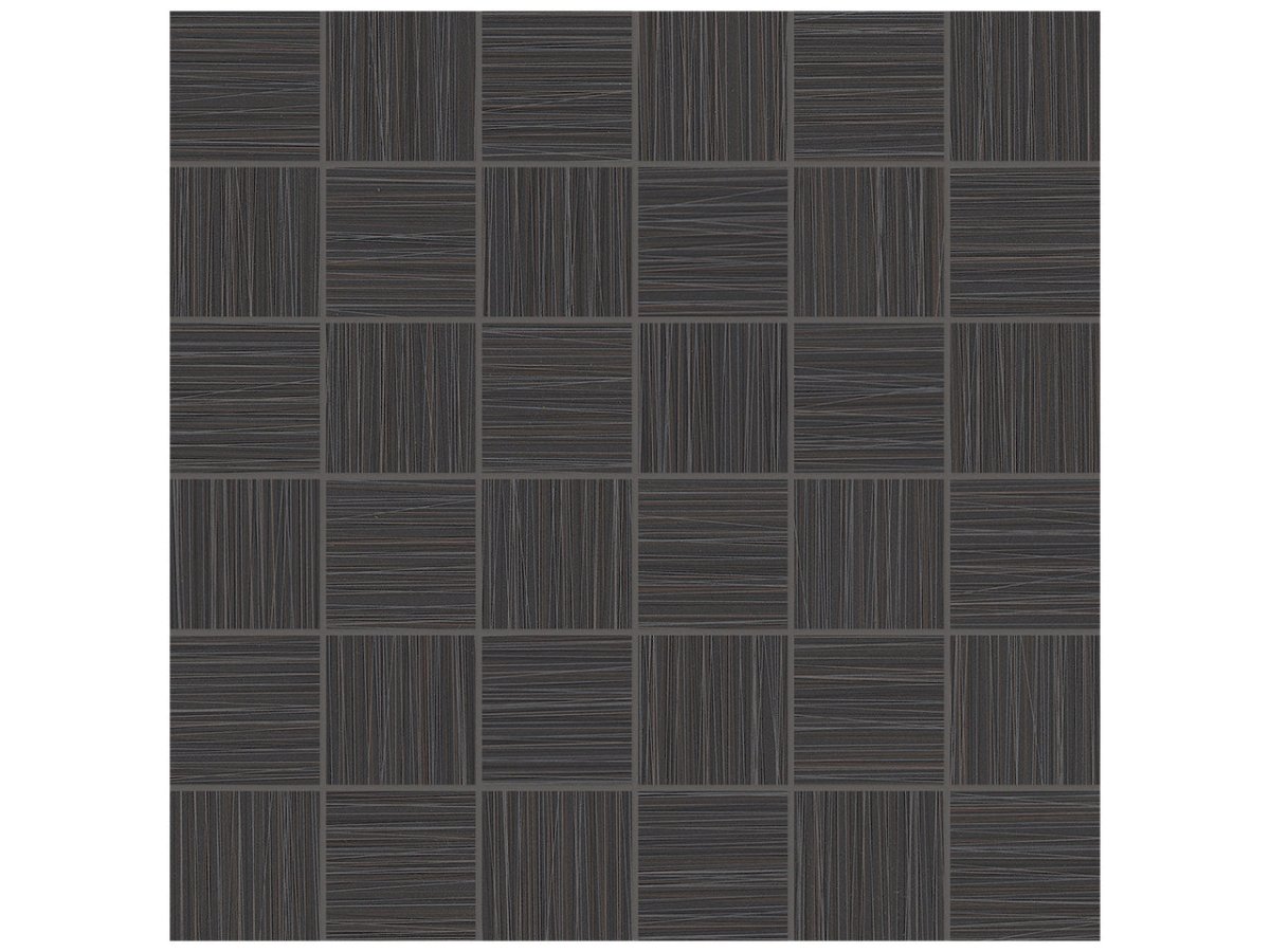 2 X 2 In Zera Annex Carbon Matte Color Body Porcelain Mosaic - BUILDMYPLACE