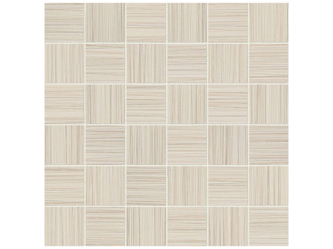 2 X 2 In Zera Annex Oyster Matte Color Body Porcelain Mosaic