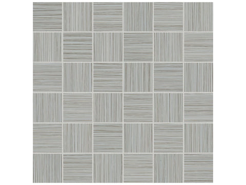 2 X 2 In Zera Annex Silver Matte Color Body Porcelain Mosaic