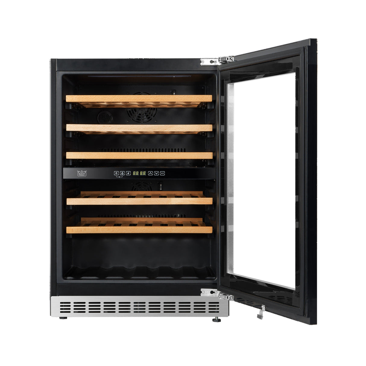 24 in. Dual Zone 52 Wine Bottles Wine Cooler in Panel Ready