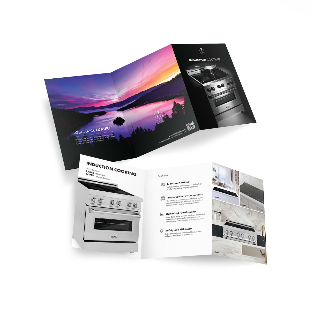 ZLINE Kitchen Vignette for 30" Range Hood and Range (VN-B)