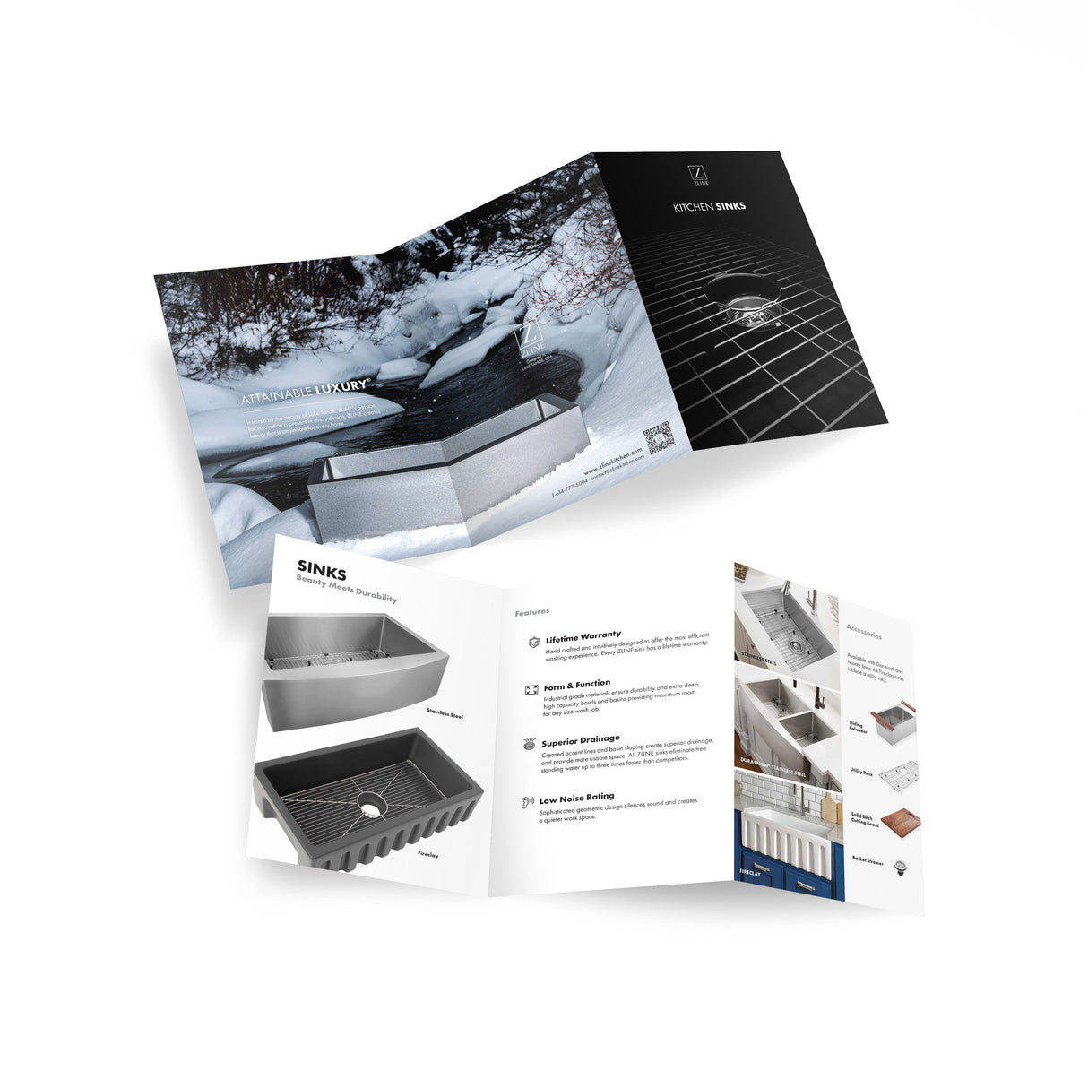 ZLINE Kitchen Vignette for 30" Range Hood and Range (VN-B)