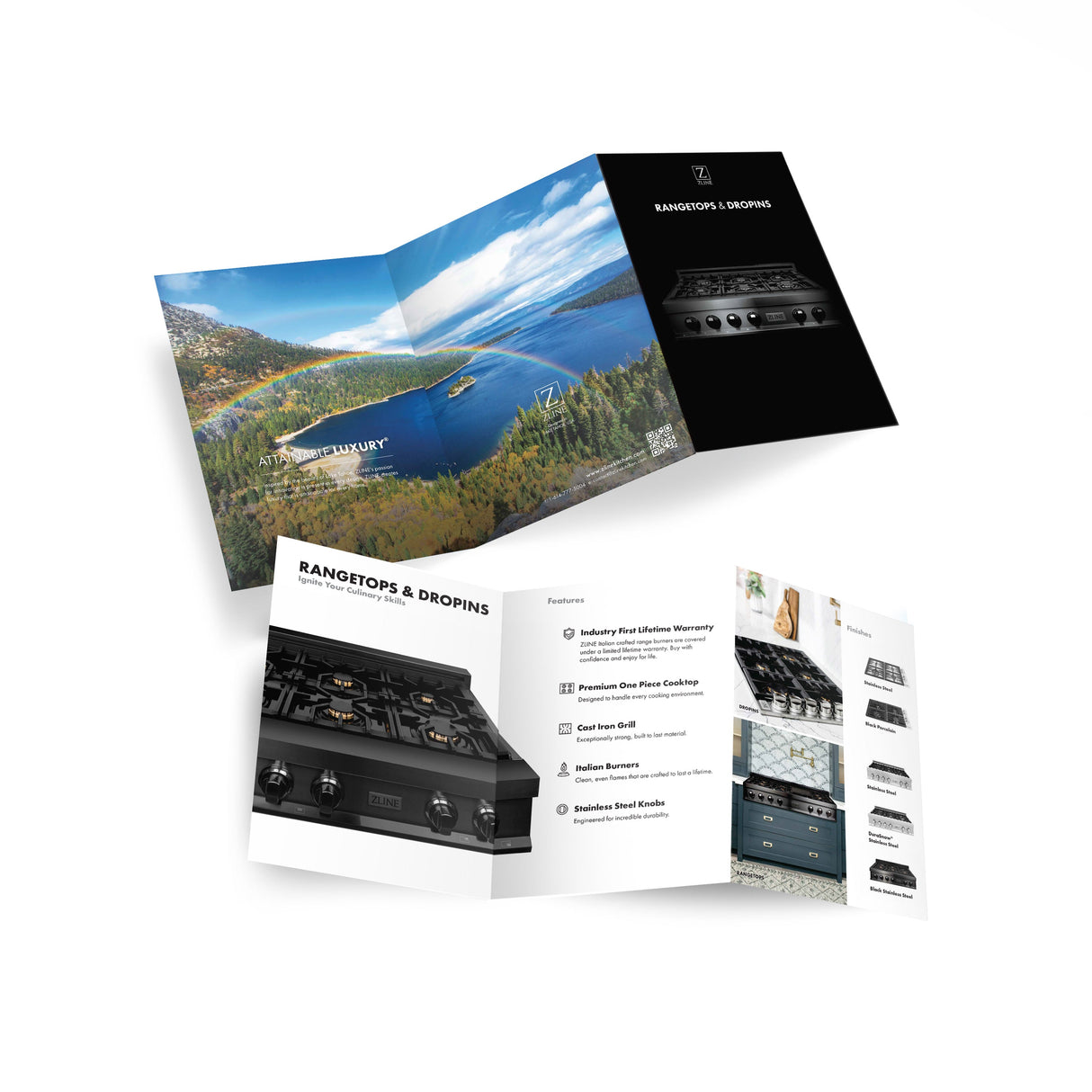 ZLINE Kitchen Vignette for 30" Range Hood and Range (VN-B)