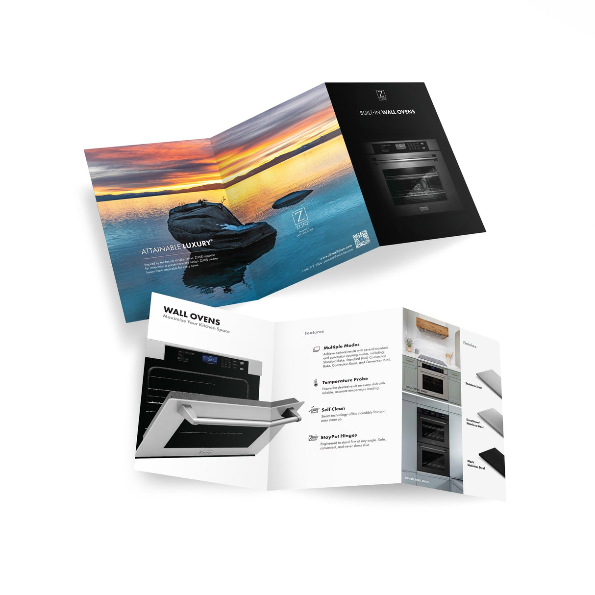 ZLINE Kitchen Vignette for 30" Range Hood and Range (VN-B)