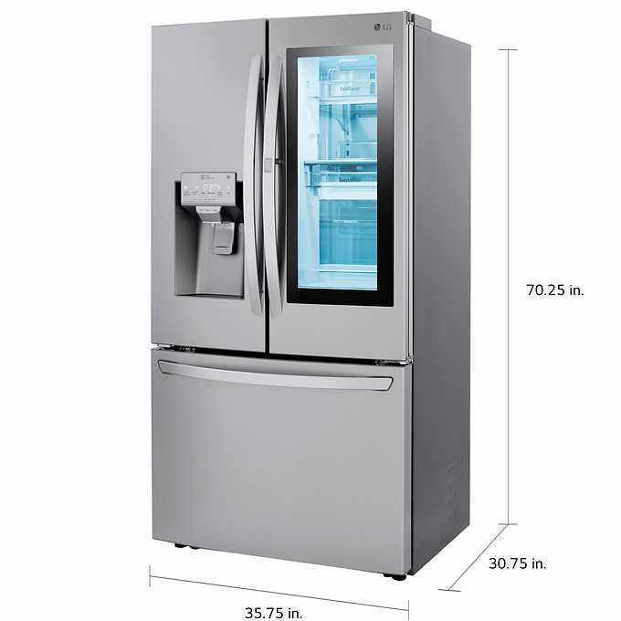 24 cu. ft. Counter Depth InstaView Door In Door Smart Refrigerator With Craft Ice Maker - BUILDMYPLACE