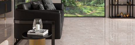 24 In. X 24 In. Grigio Beige Textured Stone - Porcelain Wall & Floor Tile (15.50 Sqft/Case) - BUILDMYPLACE