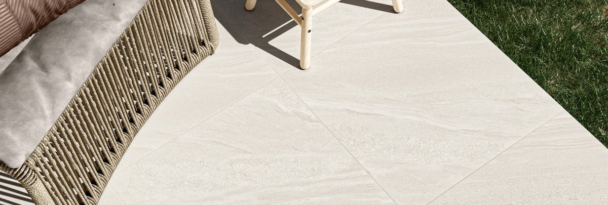 24 In. X 48 In. Crossover Beige Textured Stone - Porcelain Wall & Floor Tile (15.50 Sqft/Case) - BUILDMYPLACE